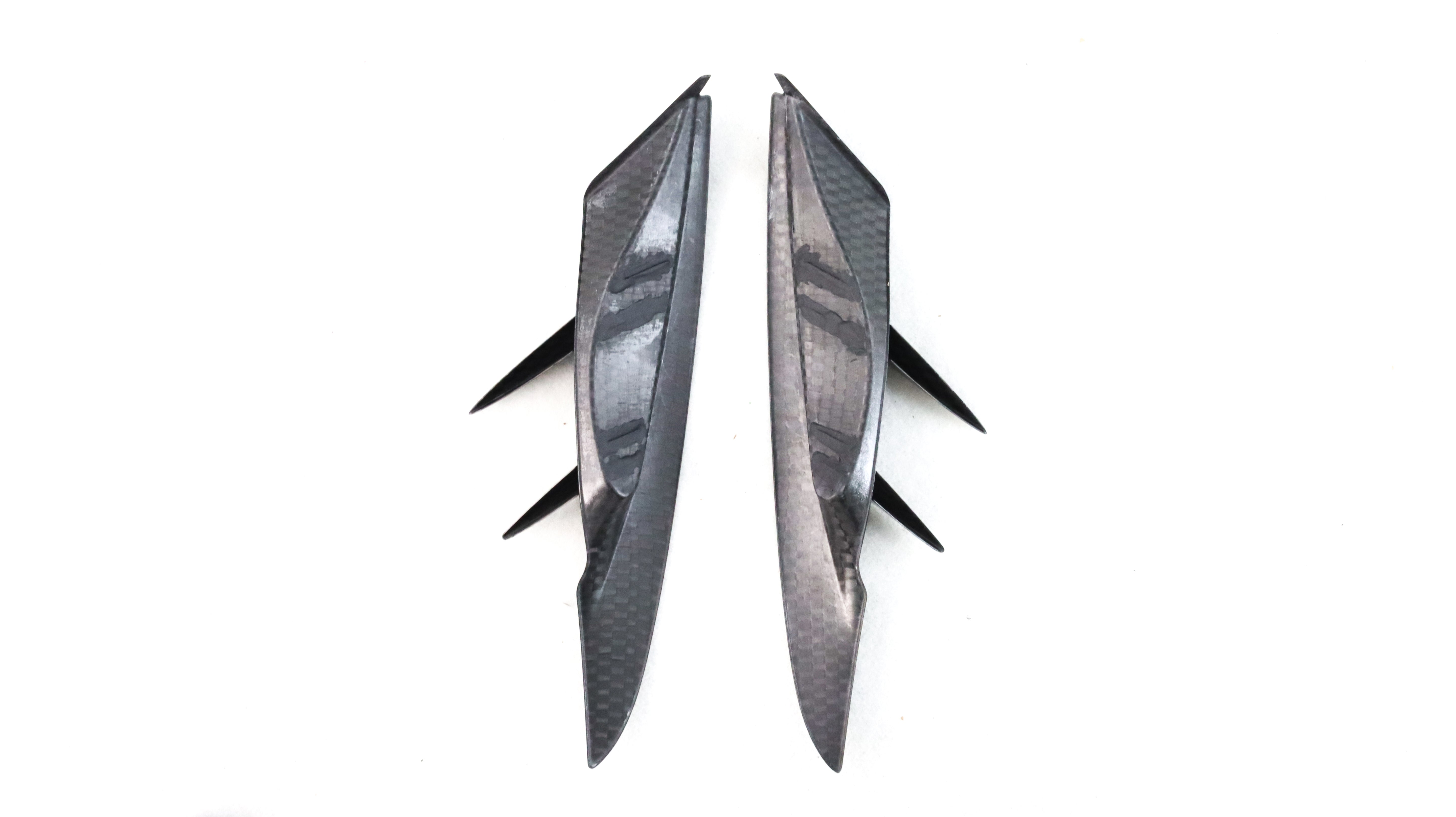 Carbon Fiber Front Bumper Canards A90 Supra