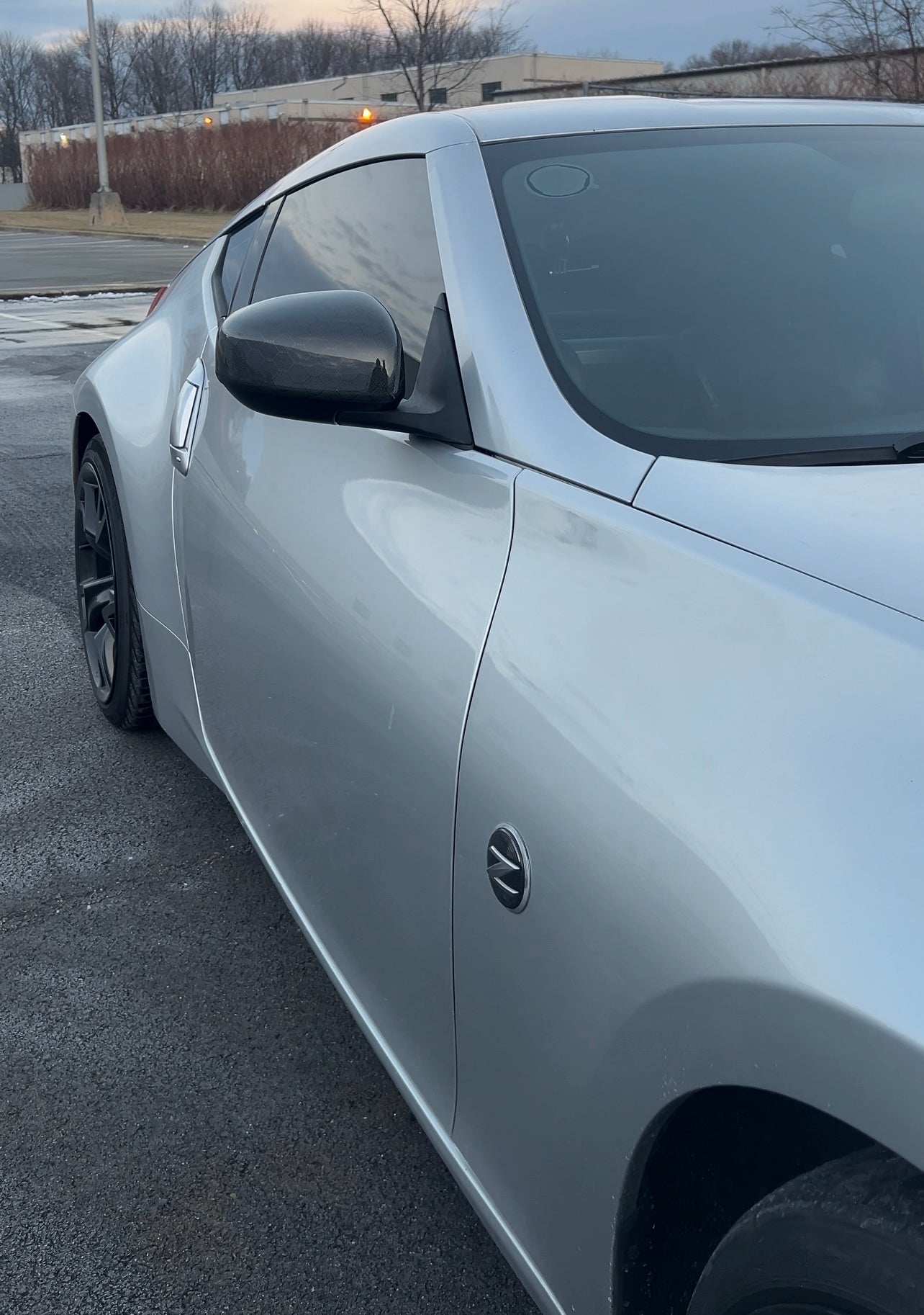 370z Carbon Fiber Door Mirror Covers