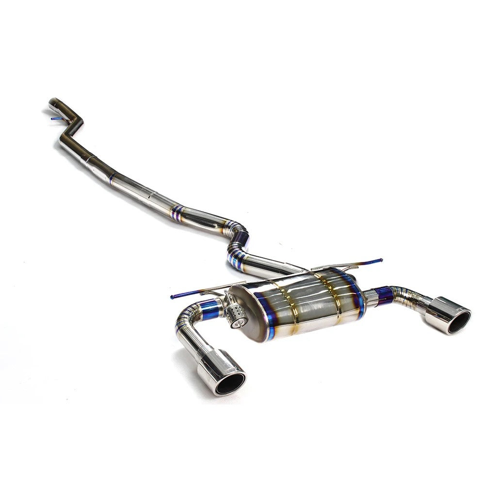 F30 F35 titanium exhaust Valve Cover cat back 