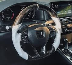 Honda Accord 2015+ forge Carbon with the red leather