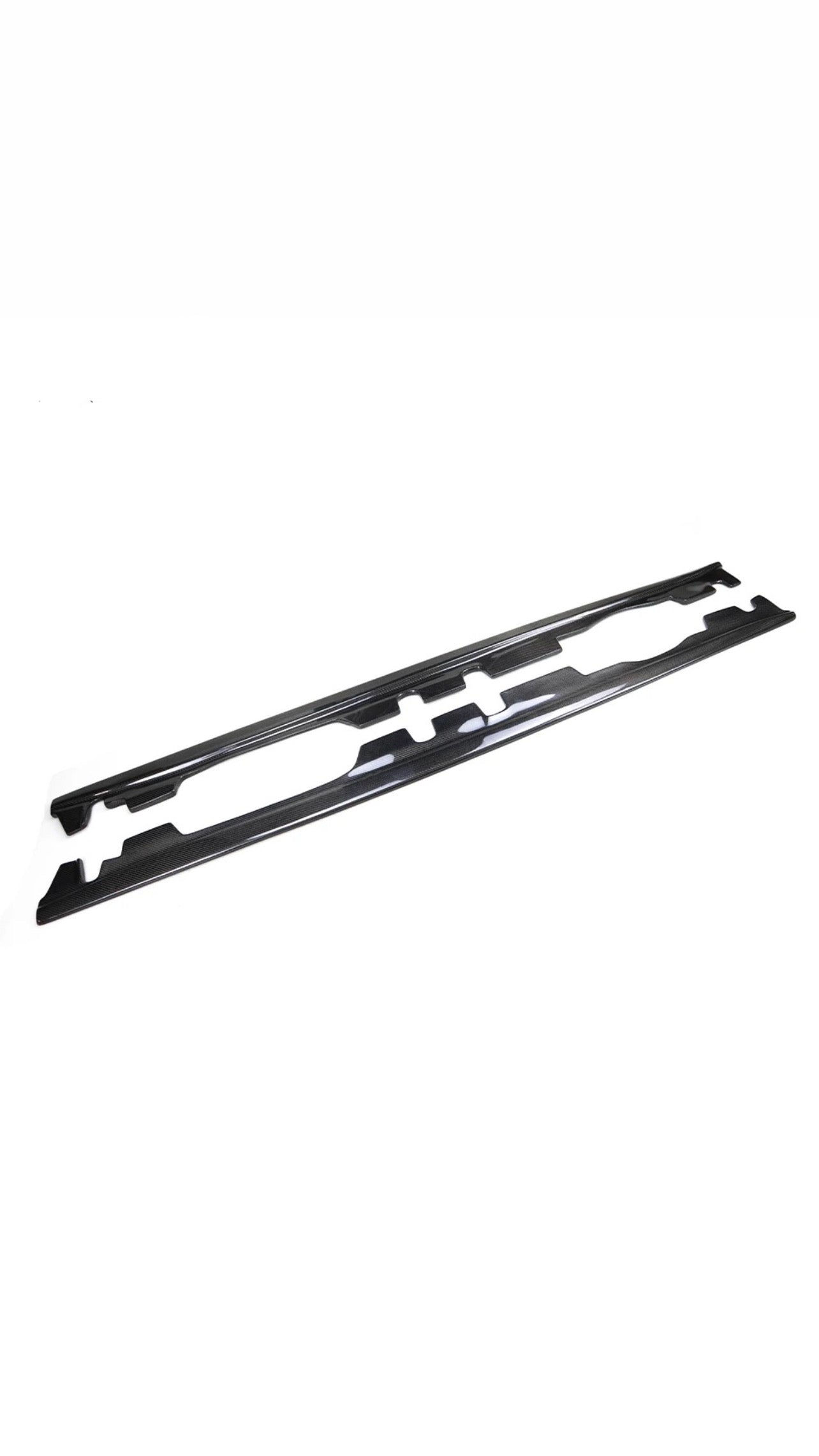 E9X Carbon fiber side skirt extension