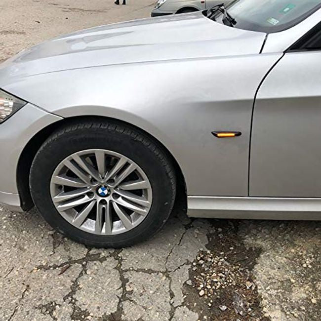 Smoked LED Sequential Side Light Markers - BMW E Chassis