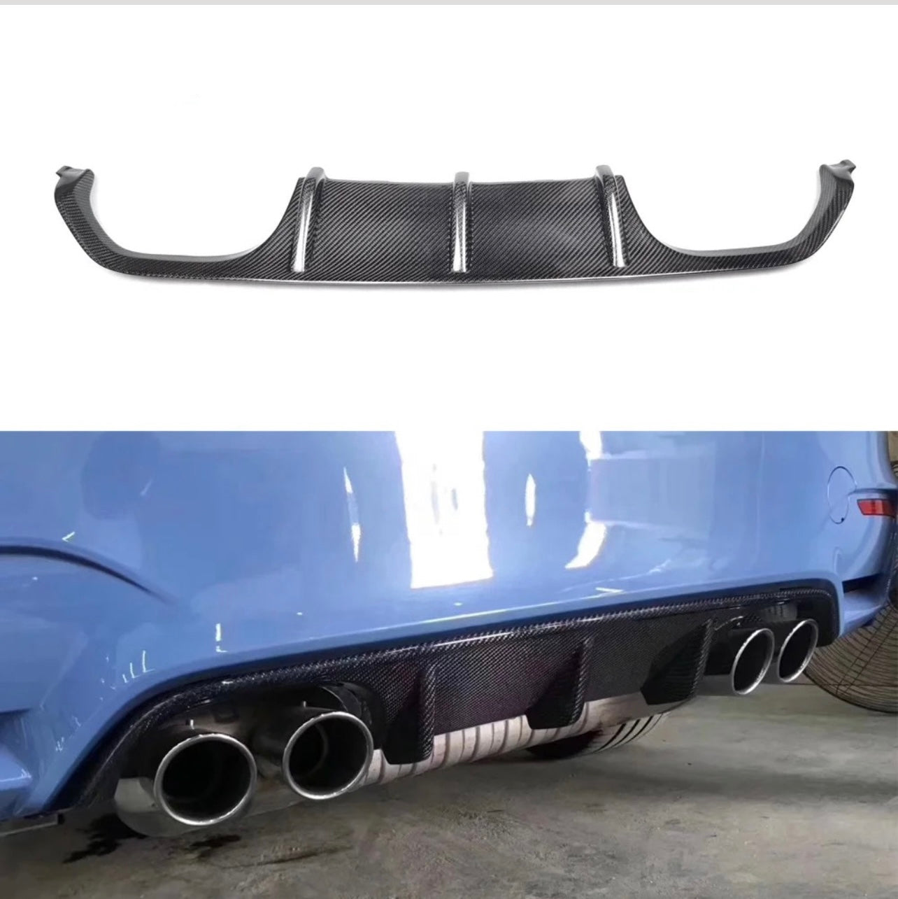 F8X M3 M4 Carbon Fiber Diffuser