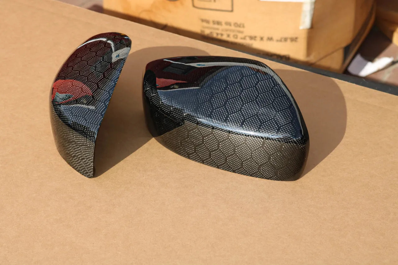 G37 Carbon Fiber Mirror Caps