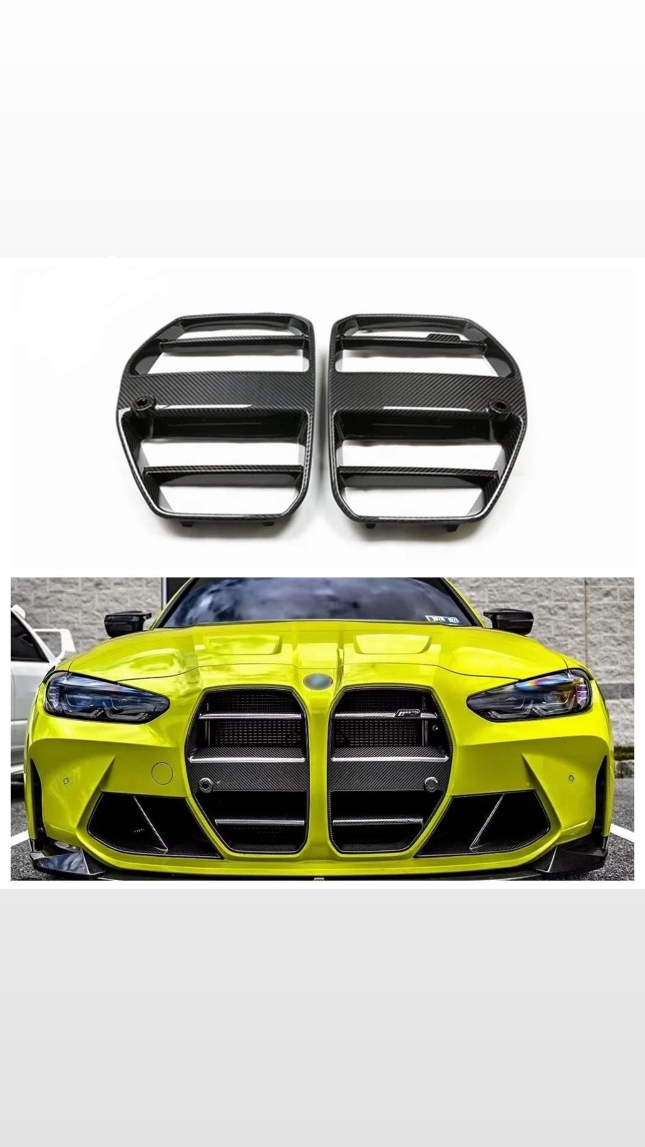 BMW SQ STYLE CARBON FIBER FRONT GRILL G83/G82/G89