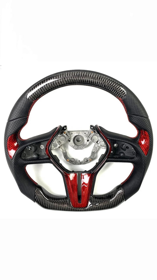 Real Carbon Fiber Steering Wheel Customize Style For Infiniti Q50 Q50L 2013-2017