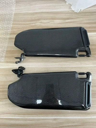 CARBON FIBER SUN VISORS WITH MIRRORS FOR G37 COUPE & SEDAN