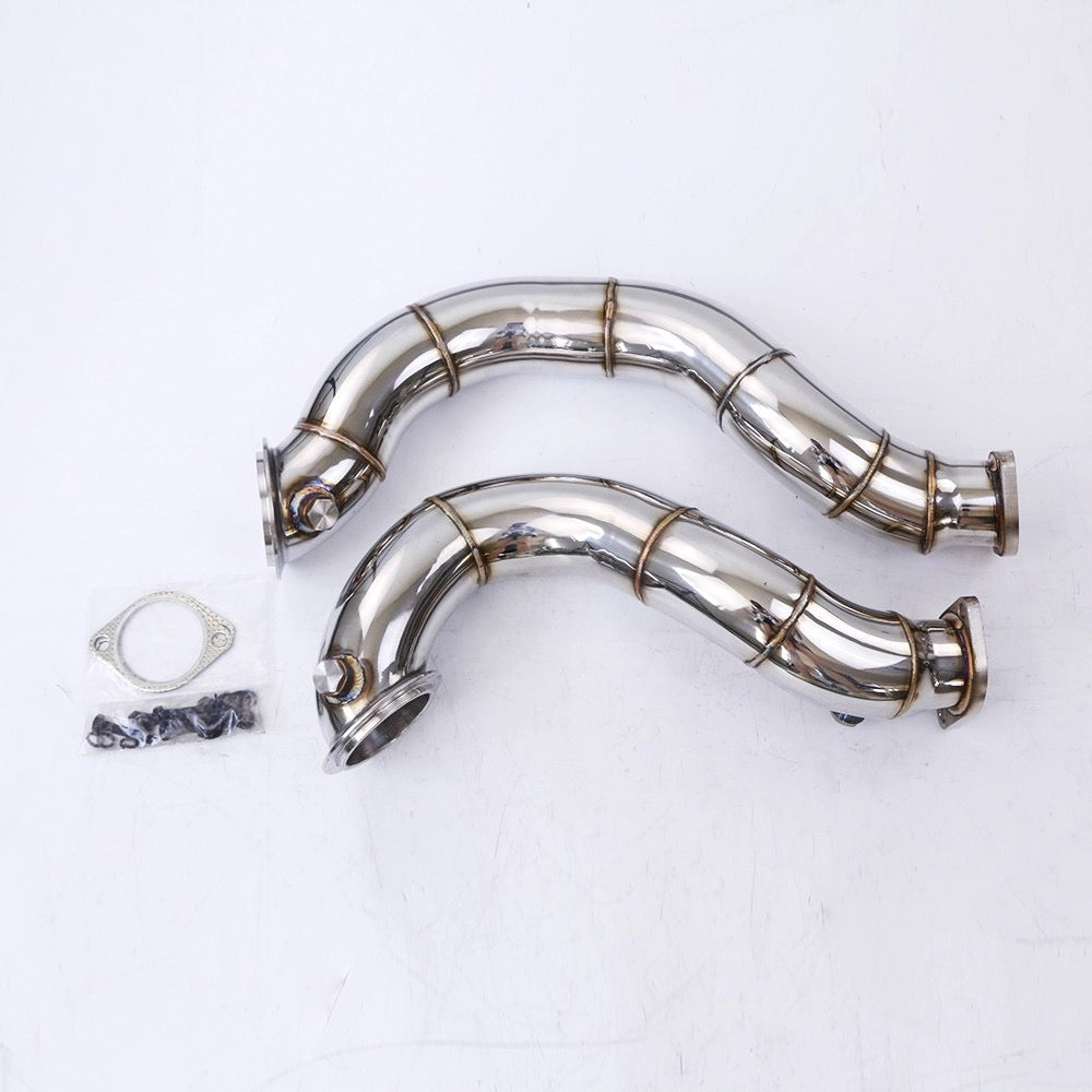 N54 Stainless Steel Catless Downpipe