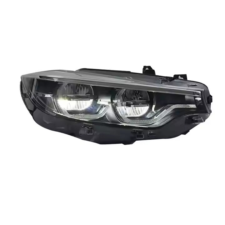 LCI Style LED Color Switching Yellow/White Headlights - F30 3 Series / F31 3 Series