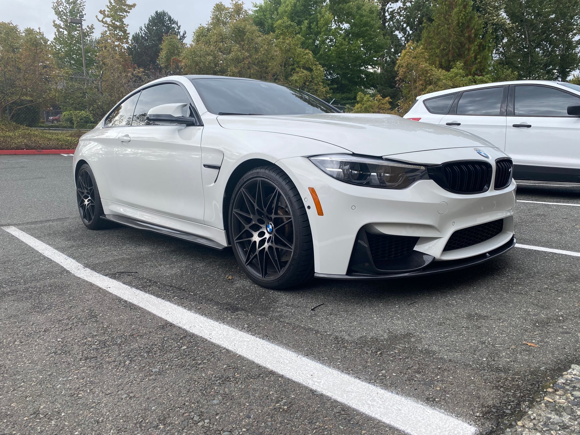 F8X M3 M4 Carbon Fiber Side Skirt Extensions