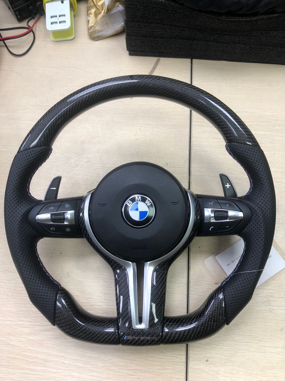 BMW F8x Custom Alcantara Steering Wheel