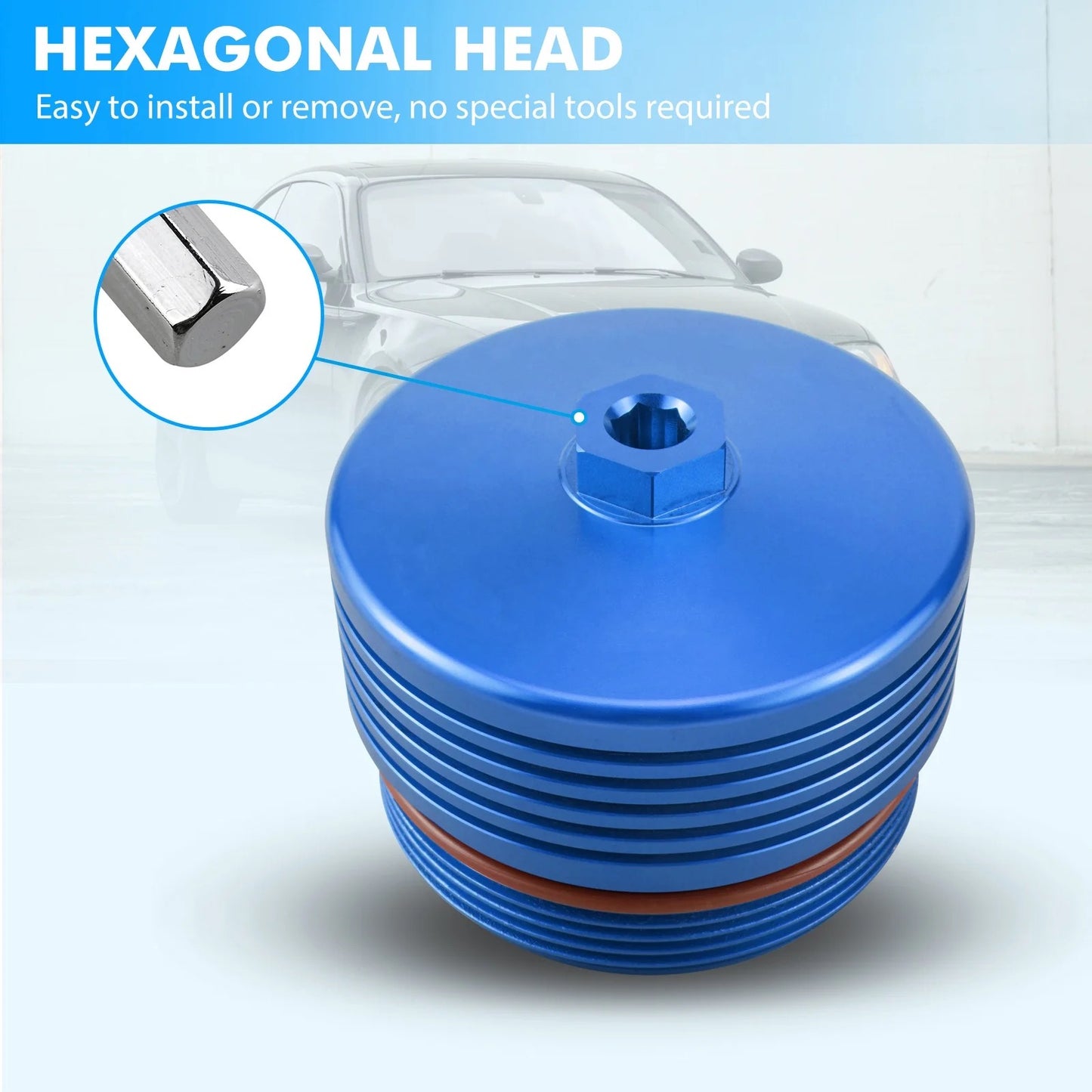 Aluminum Oil Filter Hosing Cap