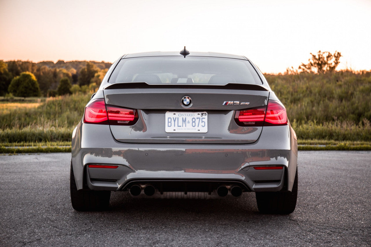 CS STYLE CARBON FIBER TRUNK SPOILER - F30 3-SERIES | F80 M3