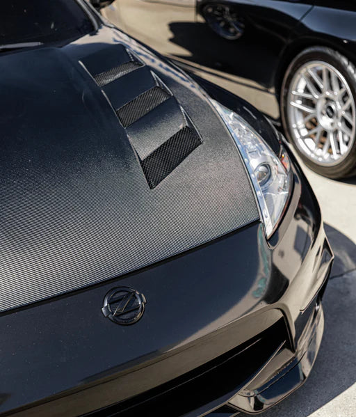 BimmerVault – AMS Style Carbon Fiber Hood – Nissan 370z