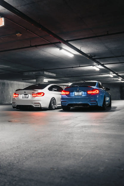 PSM Style High Kick Carbon Fiber Trunk Spoiler - BMW F82/F83 M4