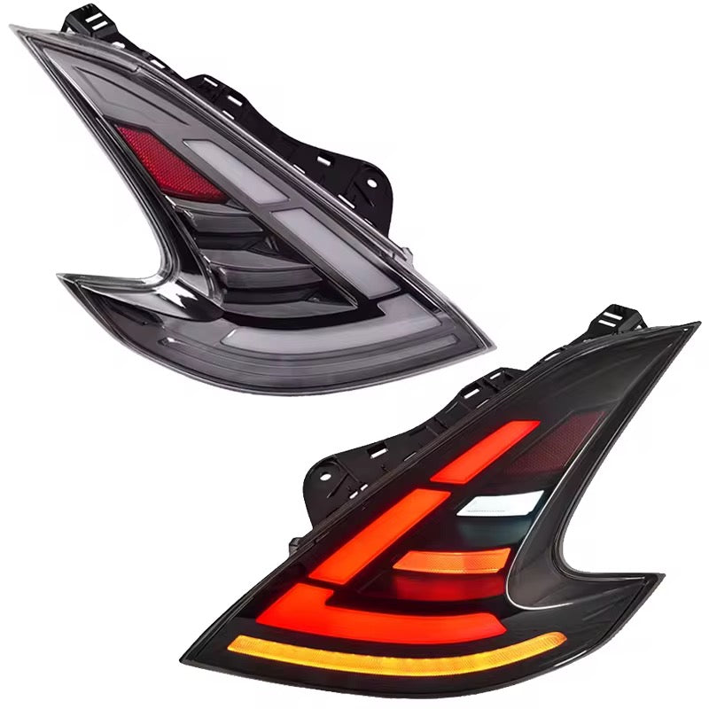 Clear LED DRL Turn Signal Tail lights For 09-21 Nissan 370Z Fairlady Z34