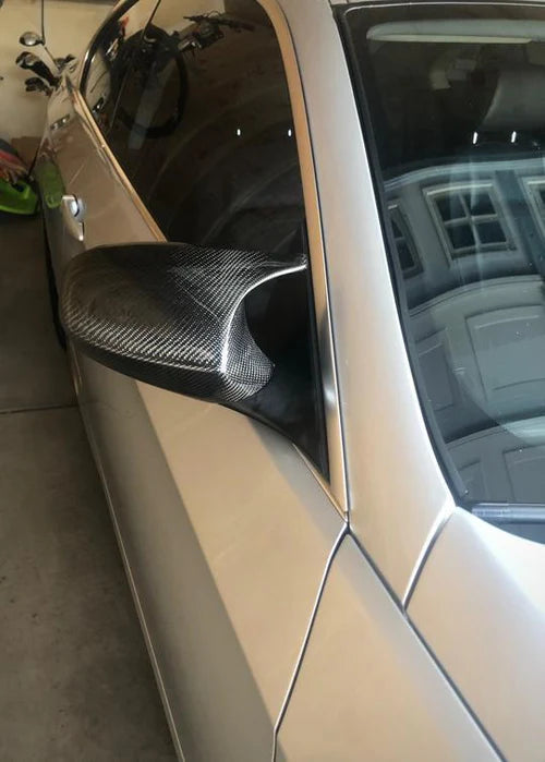 BMW M3 Style Carbon Fiber Mirror Cap Set E9X 3 - Series