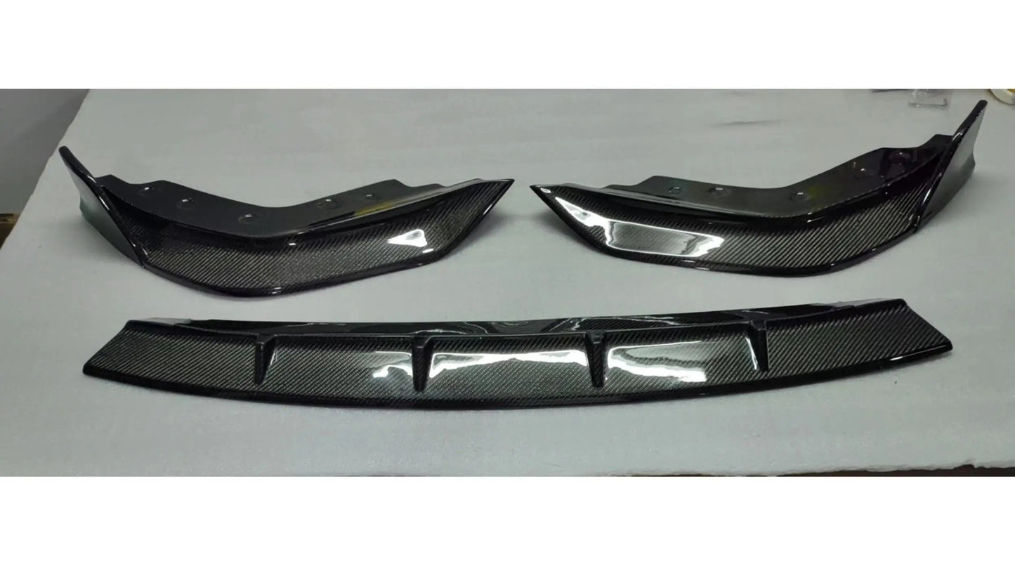 FD STYLE 3 PIECE CARBON FIBER FRONT LIP FOR G20 BMW 330I M340I