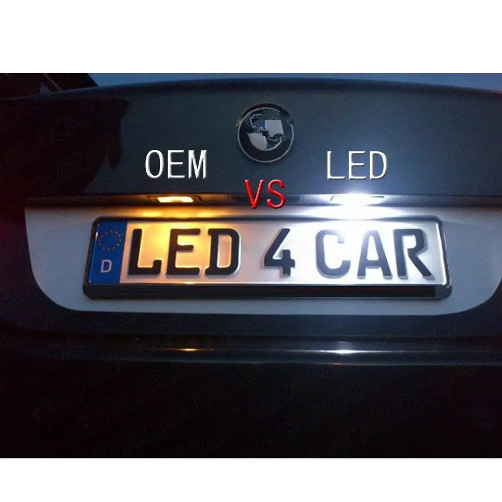 E9X Led license plate