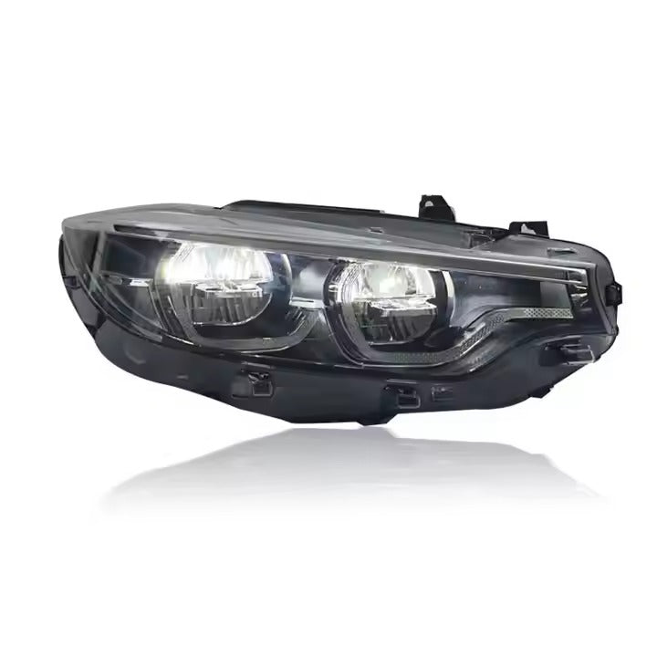 LCI Style LED Color Switching Yellow/White Headlights - F30 3 Series / F31 3 Series