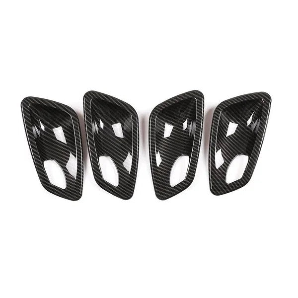 DRY CARBON INTERIOR DOOR HANDLE TRIMS - E92 3-SERIES & M3 | E93 3-SERIES & M3