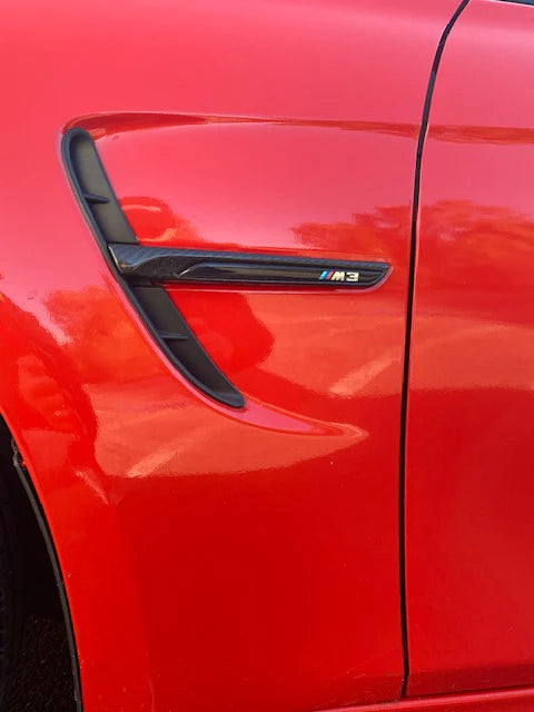 F8X Carbon Fiber Fender Vent trim M3,M4,M2